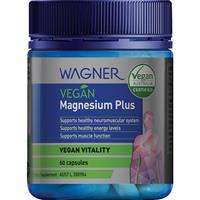 Wagner Vegan Magnesium Plus 60 Capsules - GimmeNow