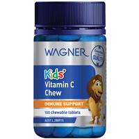 Wagner Kids Vitamin C Chewable 100 Tablets - GimmeNow