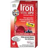 Body Essential Iron Vital Lipo 30 Tablets
