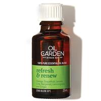 Oil Garden Refresh & Renew Essential Oil Blend 25ml - GimmeNow