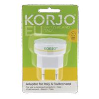 Korjo Adaptor Italy and Switzerland