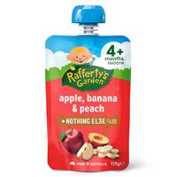 Raffertys Garden 4+ Months Apple Banana & Peach 120g - GimmeNow