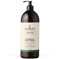 Sukin Signature Botanical Body Wash Pump 1 Litre - GimmeNow