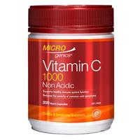 Microgenics Vitamin C 1000 Non Acidic 200 Capsules - GimmeNow