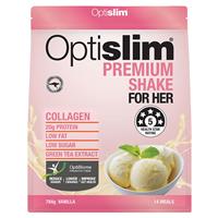 Optislim For Her Premium Vanilla 784g Pouch