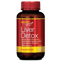 Microgenics Liver Detox 120 Capsules - GimmeNow