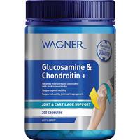 Wagner Glucosamine & Chondroitin + 200 Capsules - GimmeNow