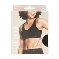 Boody Padded Shaper Crop Bra Black Large