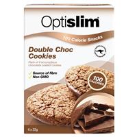 Optislim 100 Calorie Snack Double Choc 4 Cookies - GimmeNow