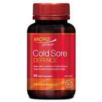 Microgenics Cold Sore Defence 60 Capsules - GimmeNow