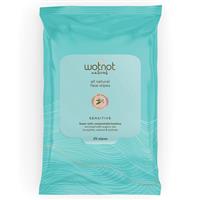 WotNot Natural Organic Sensitive Facial Wipes All Skin Types 25