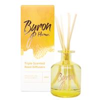 Byron Home Triple Scented Reed Diffuser Lime, Coconut & Melon 200ml