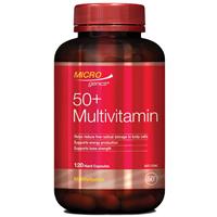 Microgenics 50+ Multivitamin 120 Capsules - GimmeNow