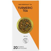 Raw Essentials Tea Turmeric Infusions 20 Tea Bags - GimmeNow