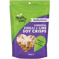 Healthy Way Cheerful Chilli and Lime Soy Crisps 180g - GimmeNow