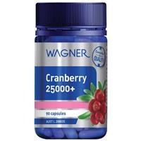 Wagner Cranberry 25000+ 90 Capsules - GimmeNow