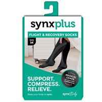 Synxplus Flight & Recovery Socks Black Medium