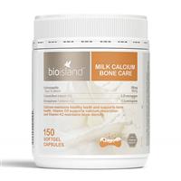 Bio Island Milk Calcium Bone Care 150 Softgel Capsules - GimmeNow
