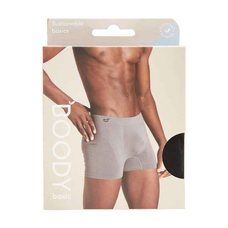 Boody Mens Original Boxers Black Medium