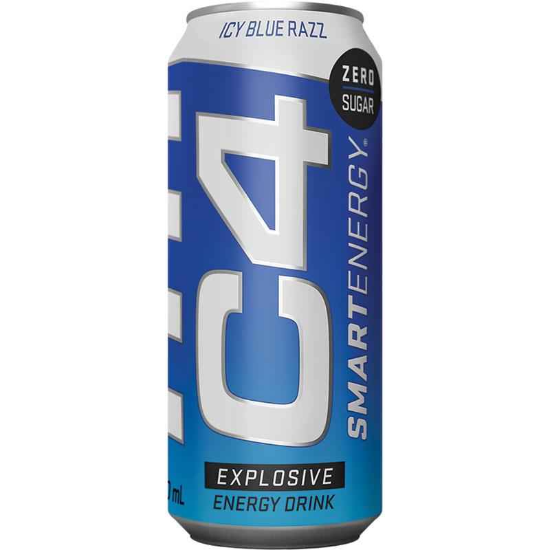 Cellucor C4 Smart Energy Drink Zero Sugar Icy Blue Razz 473ml