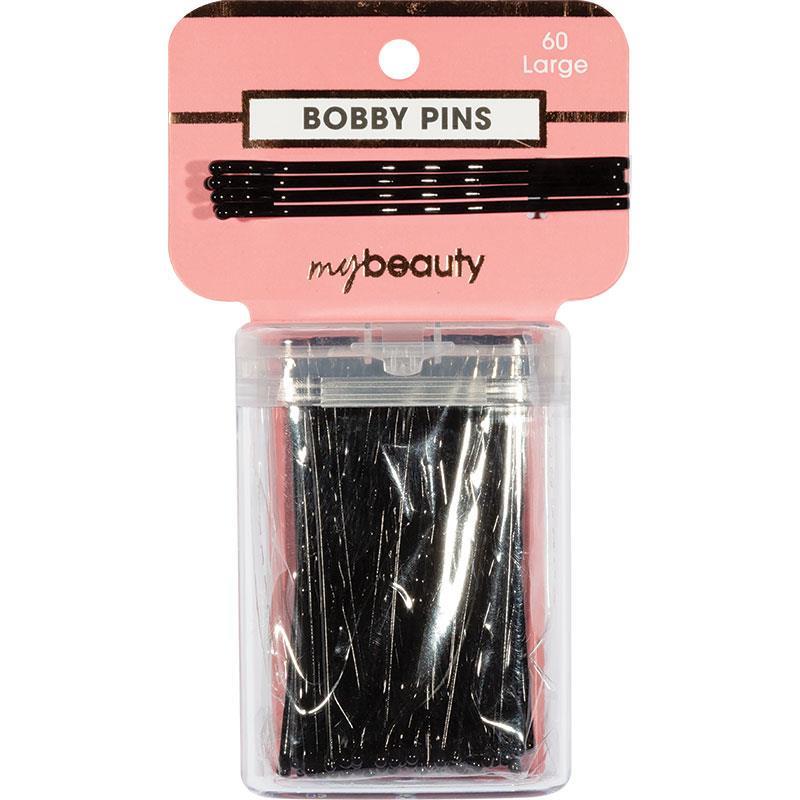 My Beauty Hair Bobby Pins Large 60 Pack Black