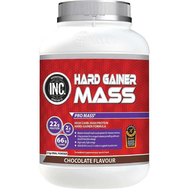 INC Hardgainer Mass Chocolate Flavour 2kg