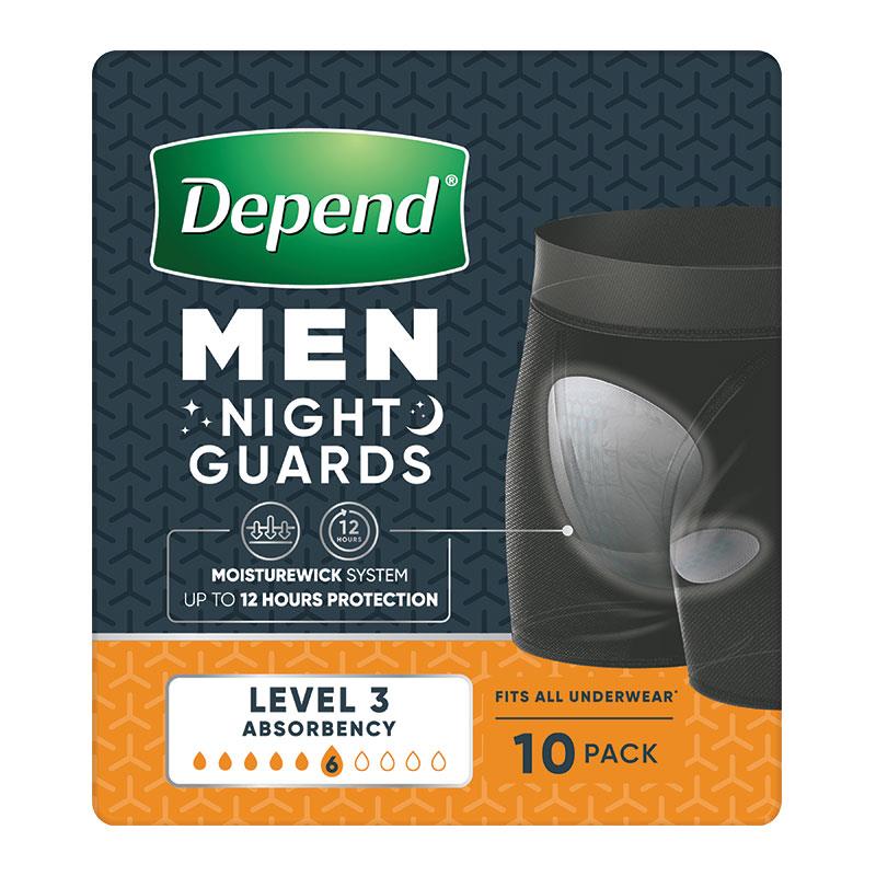 Depend Men Incontinence Guards Level 3 10 Pack