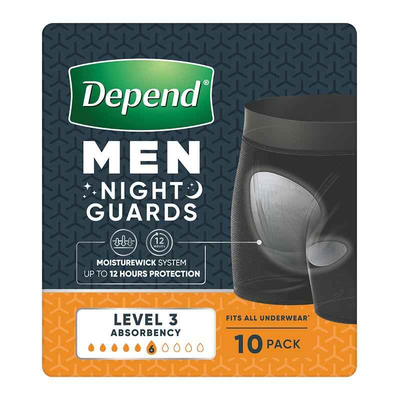 Depend Men Incontinence Guards Level 3 10 Pack
