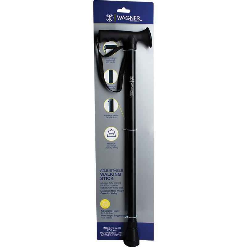 Wagner Adjustable Walking Stick Black