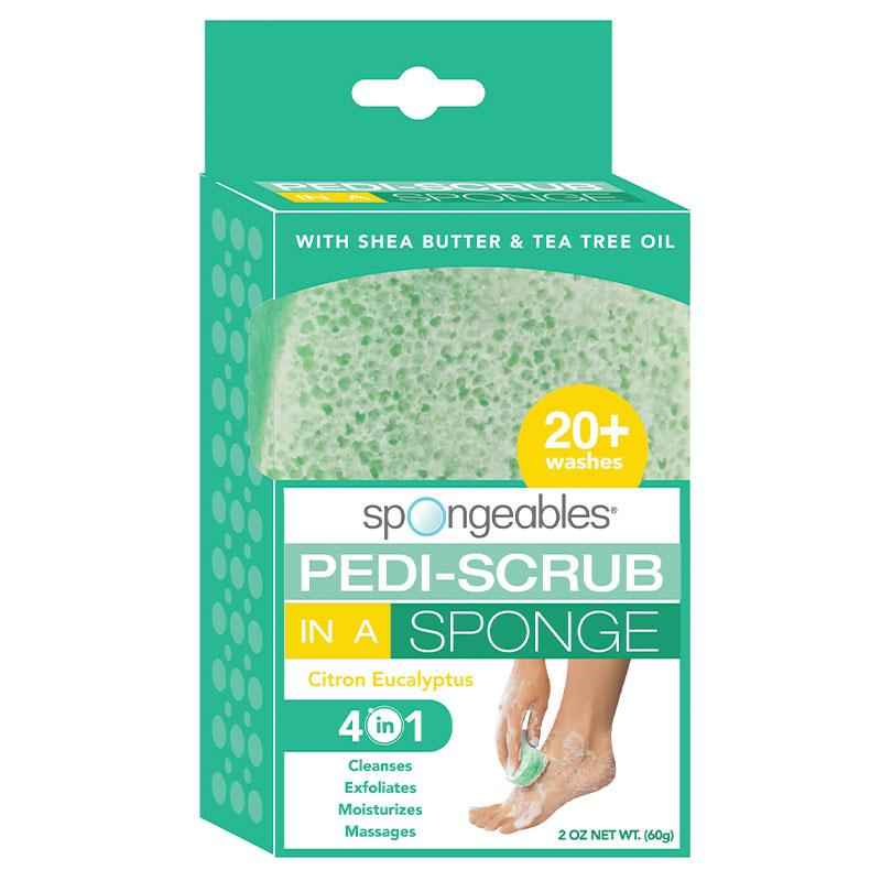 Spongeables PediScrub Citron Eucalyptus 20+ Washes 60g