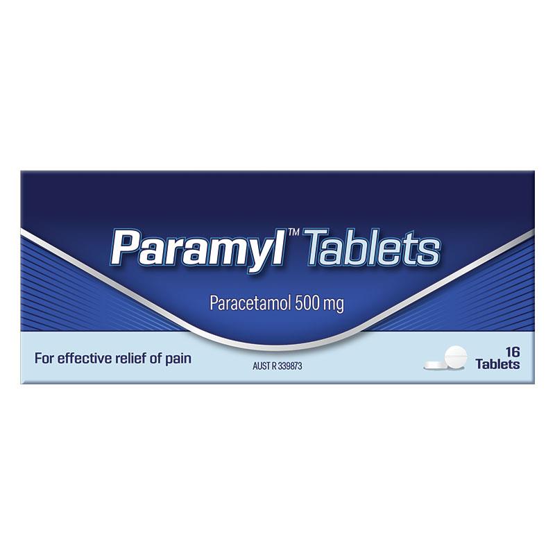 Paramyl 500mg 16 Tablets