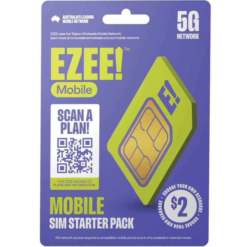 Ezee Mobile SIM Starter Kit $2