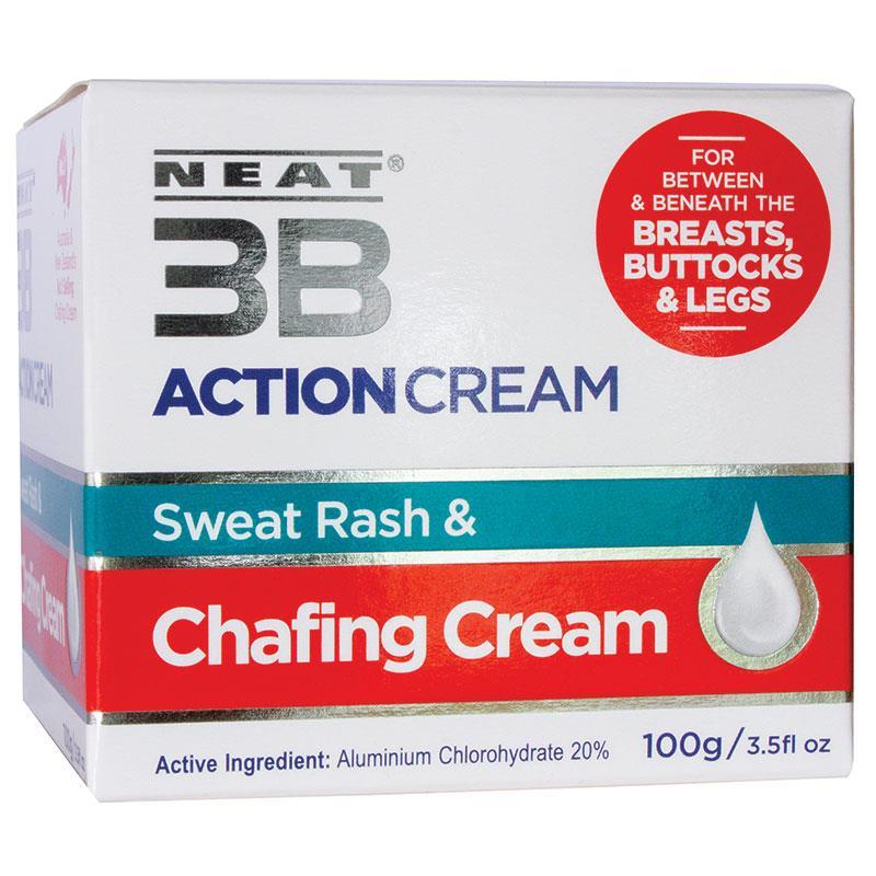 Neat 3B Action Cream Sweat Rash and Chafing Cream 100g