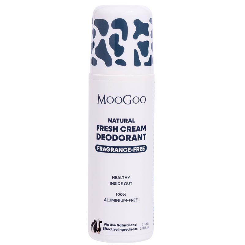 Moogoo Natural Fresh Cream Roll On Deodorant Sensitive Exclusive Size 115ml