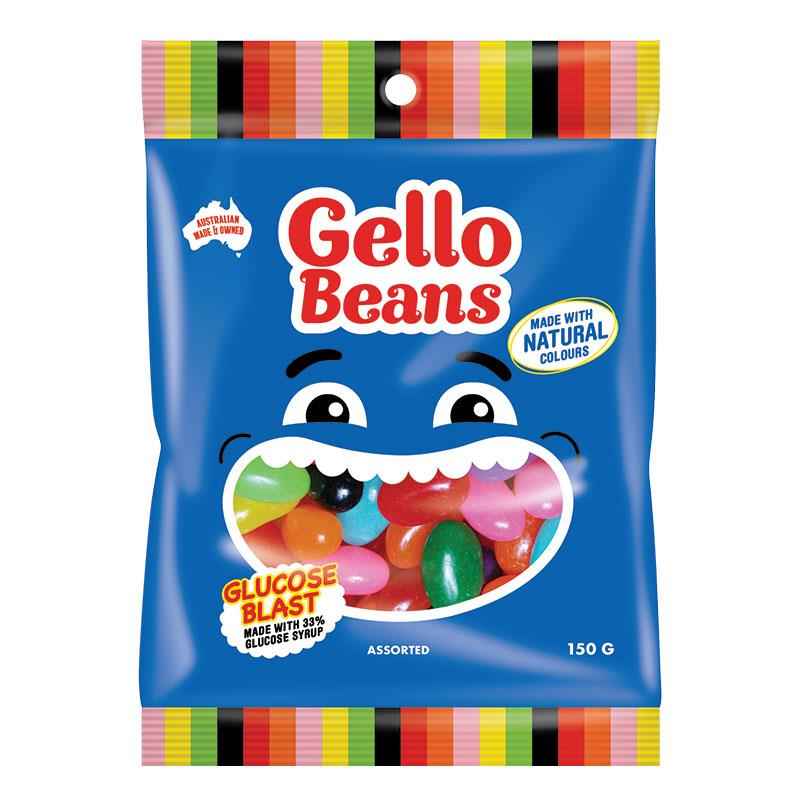 Gello Beans Assorted 150g