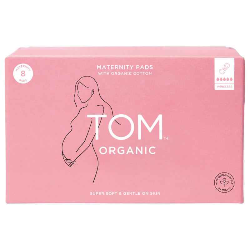 TOM Organic Maternity Pads 8 Pack