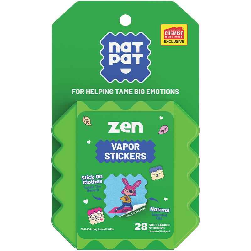 NatPat Kids Zen Mood Calming Stickers 28 Patches