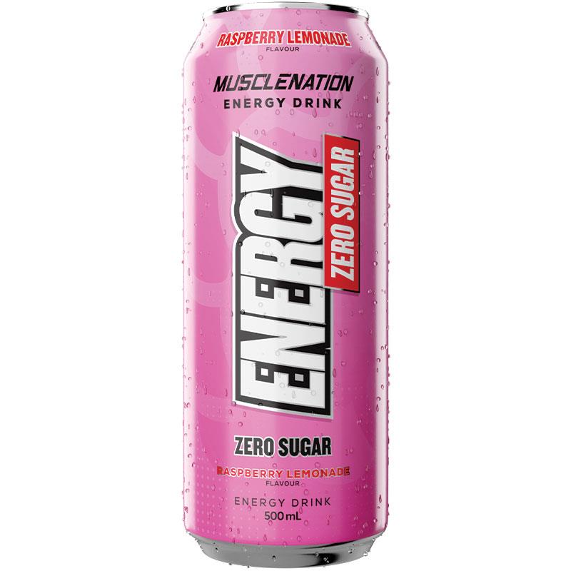 Muscle Nation Energy Drink Raspberry Lemonade 500ml