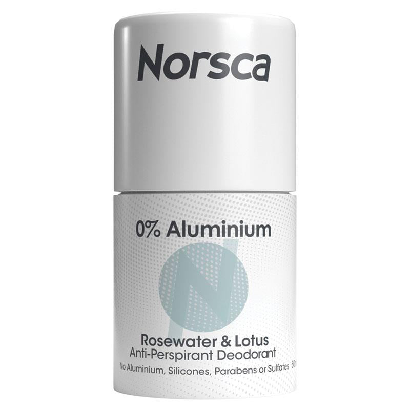 Norsca Aluminium Free Rosewater and Lotus Roll On 50ml