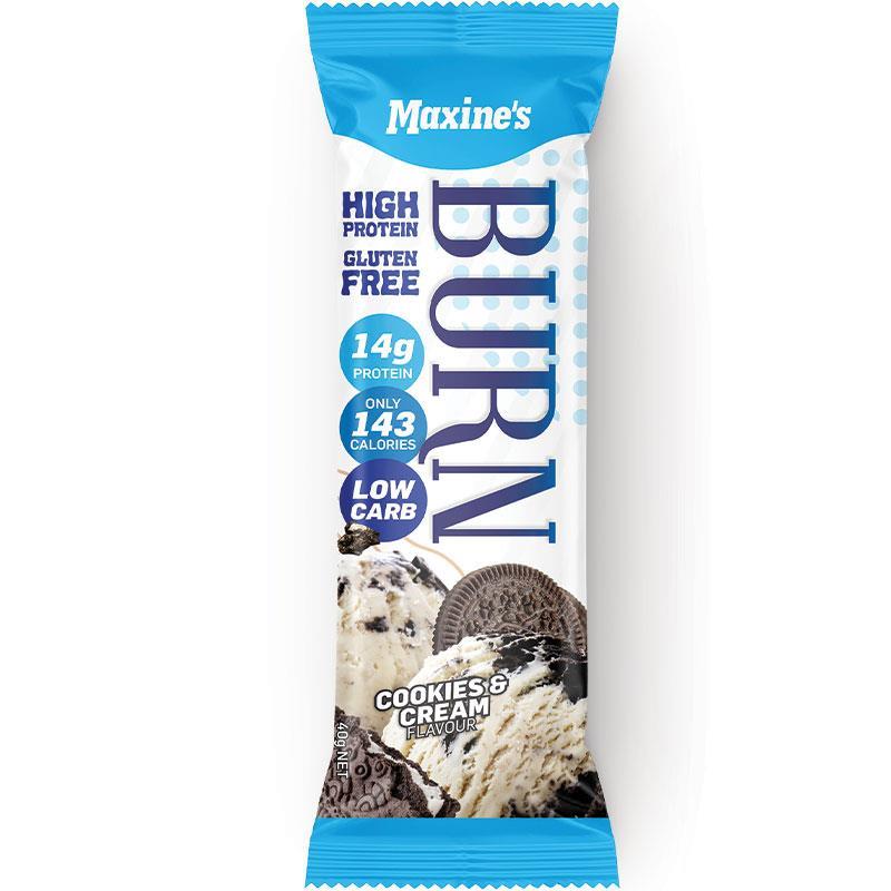Maxine's Burn Bar Cookies & Cream 40g