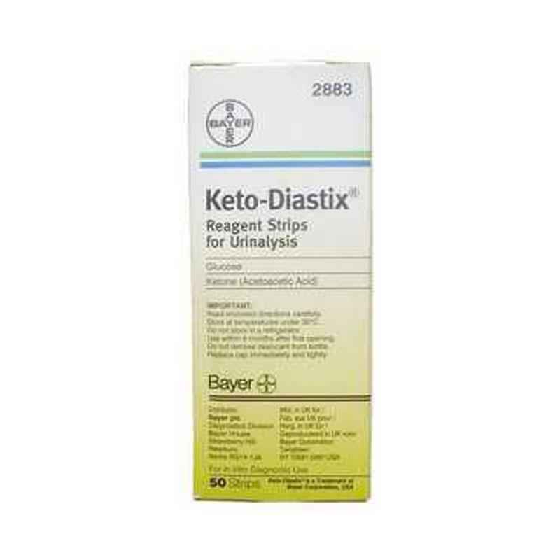 Keto Diastix Urine Test Strips 50