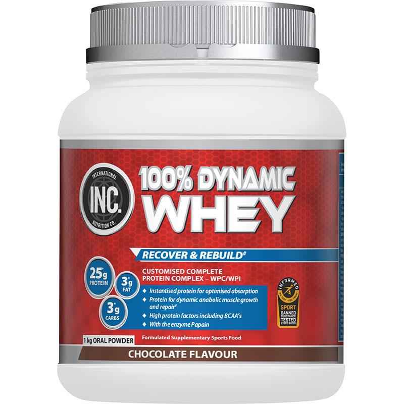 INC 100 Dynamic Whey Chocolate Flavour 1kg