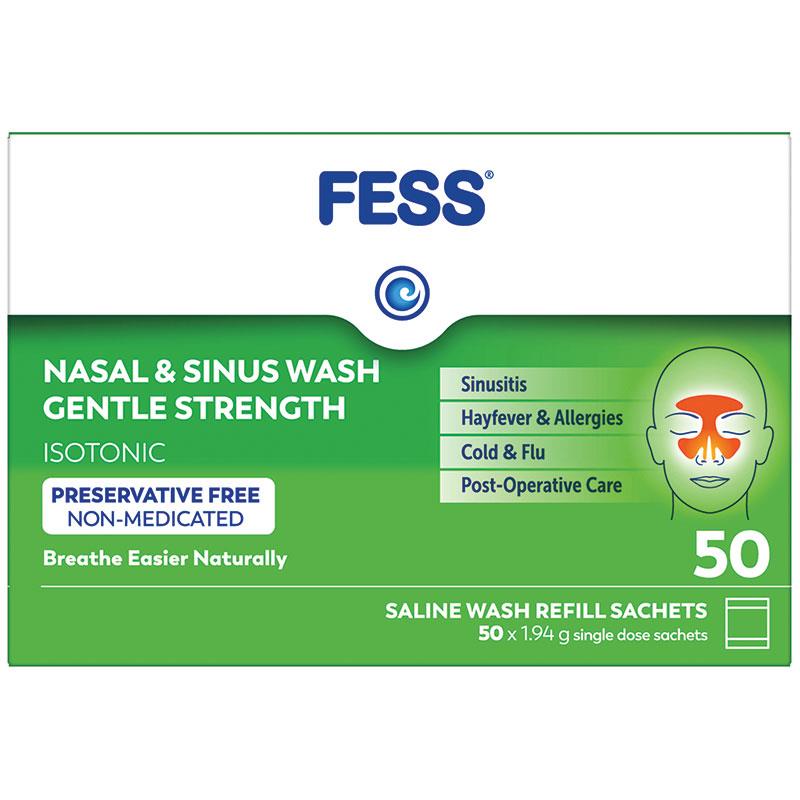 Fess Nasal & Sinus Wash 50 Sachets