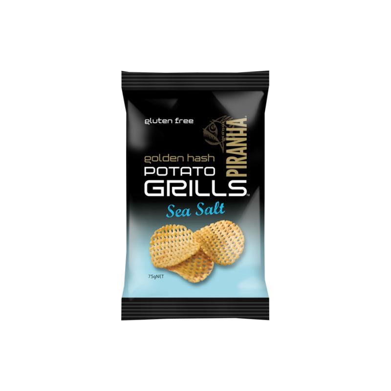 Piranha Potato Grill Sea Salt 75g