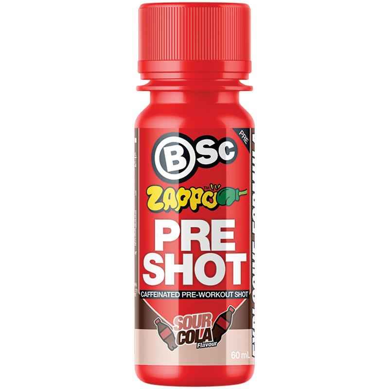 BSc Pre-Workout Shot Zappo Sour Cola 60ml