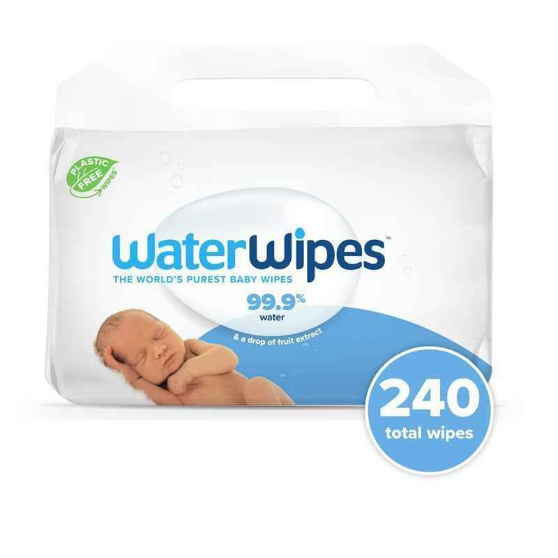WaterWipes Biodegradable Baby Wipes 4x 60 Pack
