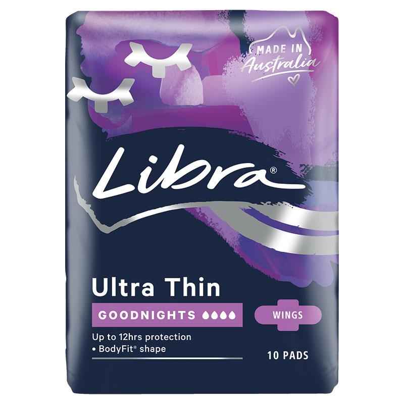 Libra Pad Ultrathin Goodnight 10 Pack