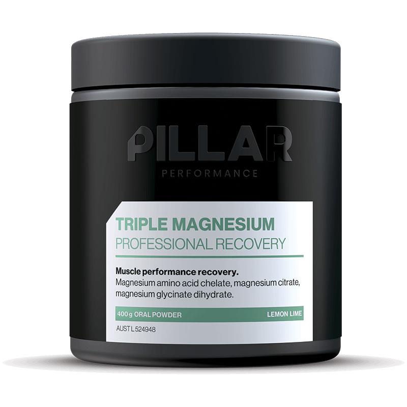 PILLAR Performance Triple Magnesium Powder Lemon Lime 400g