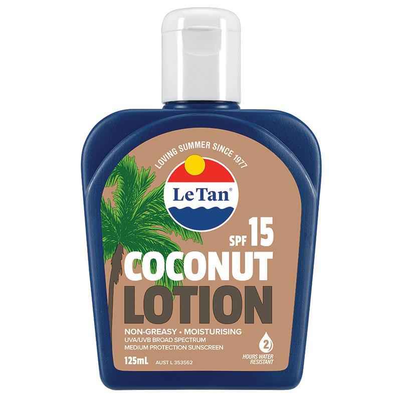 Le Tan SPF 15+ Coconut Sunscreen Lotion 125ml