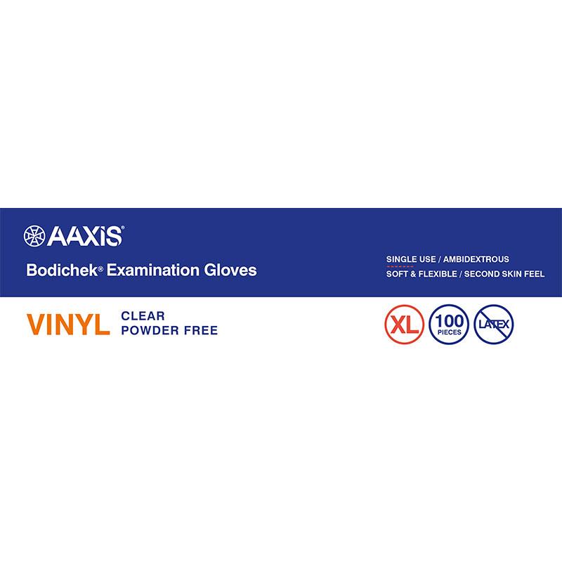 Bodichek Vinyl Disposable Gloves Powder Free XL 100 Pack